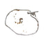 Sterling Silver Toggle Bracelet & Snake Bone Chain Necklace Set