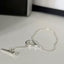 Sterling Silver Toggle Bracelet & Snake Bone Chain Necklace Set