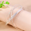 Simple Style Multi-Circle Zinc Alloy Women's Bangle Bracelet
