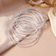 Simple Style Multi-Circle Zinc Alloy Women's Bangle Bracelet