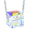 Simple Square Crystal Jewelry Set for Women - Necklace, Bracelet, and Earrings