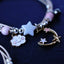 Simple Star and Moon Smiley Face Alloy Bracelet - Women's Niche Design Jewelry