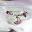 Simple Style Purple Star Butterfly Alloy Epoxy Bracelet for Women