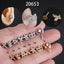 Stainless Steel Star Butterfly Zircon Lip and Ear Studs Set