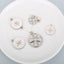 "Stainless Steel Star Pattern Jewelry Pendant - Simple and Fashionable DIY Accessories"