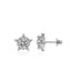 Simple Star Moissanite Sterling Silver Stud Earrings