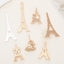 Eiffel Tower Alloy Rhinestone Jewelry Accessories for DIY and Fashion Embellishments