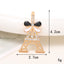 Eiffel Tower Alloy Rhinestone Jewelry Accessories for DIY and Fashion Embellishments