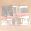 Simple Transparent OPP Jewelry Packaging Bags - Multi-Size Options for Earrings and Bracelets (Pack of 200)