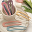 U-Shape Resin Hairpin - Candy-Colored Korean Style Hair Accessory