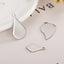 Stainless Steel Geometric Water Drop and Rhombus Charms for DIY Jewelry Making