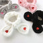 Simple Embroidered Red Rabbit Ears Hair Band with Gift Bag