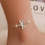 Dragonfly Pearl Pendant Anklet - Beach Style Foot Jewelry for Women