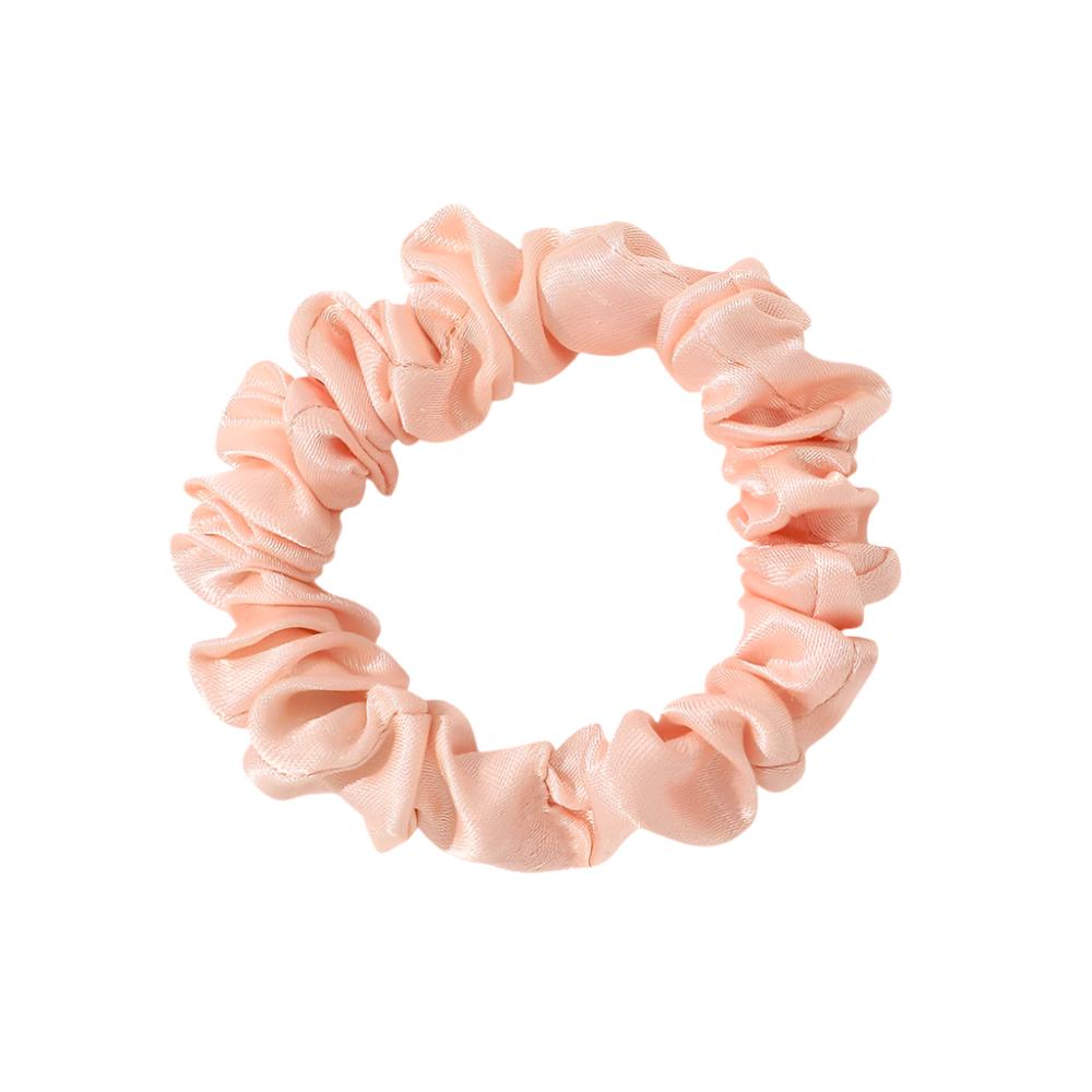 Satin Pleated Hair Tie and Silk Hair Ring Set