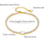 Stainless Steel Minimalist Zircon Chain Bracelet for Women