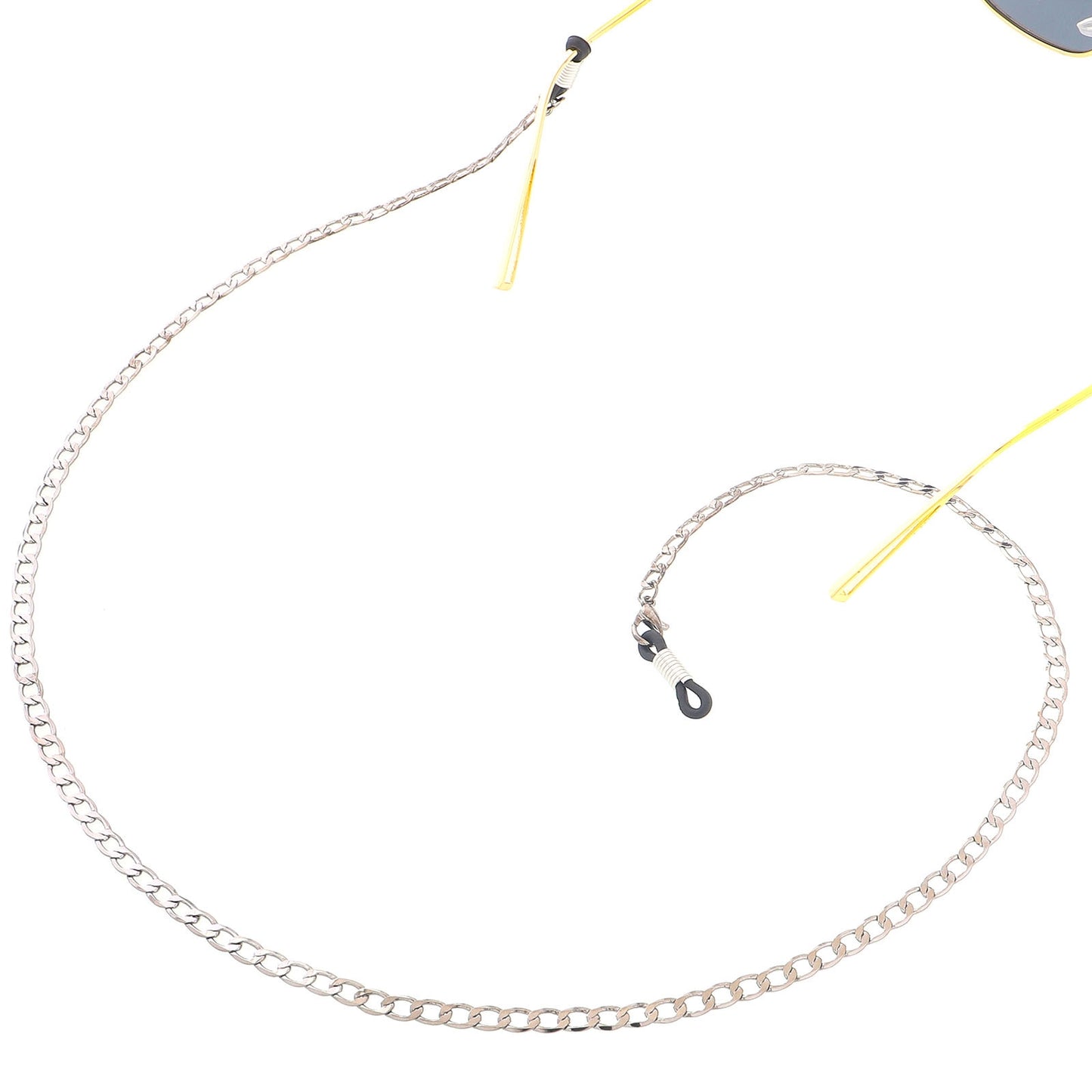 Steel Color Stainless Steel Non-Slip Sunglasses Chain Lanyard