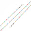 Steel Color Stainless Steel Non-Slip Glasses Chain with Color Retention