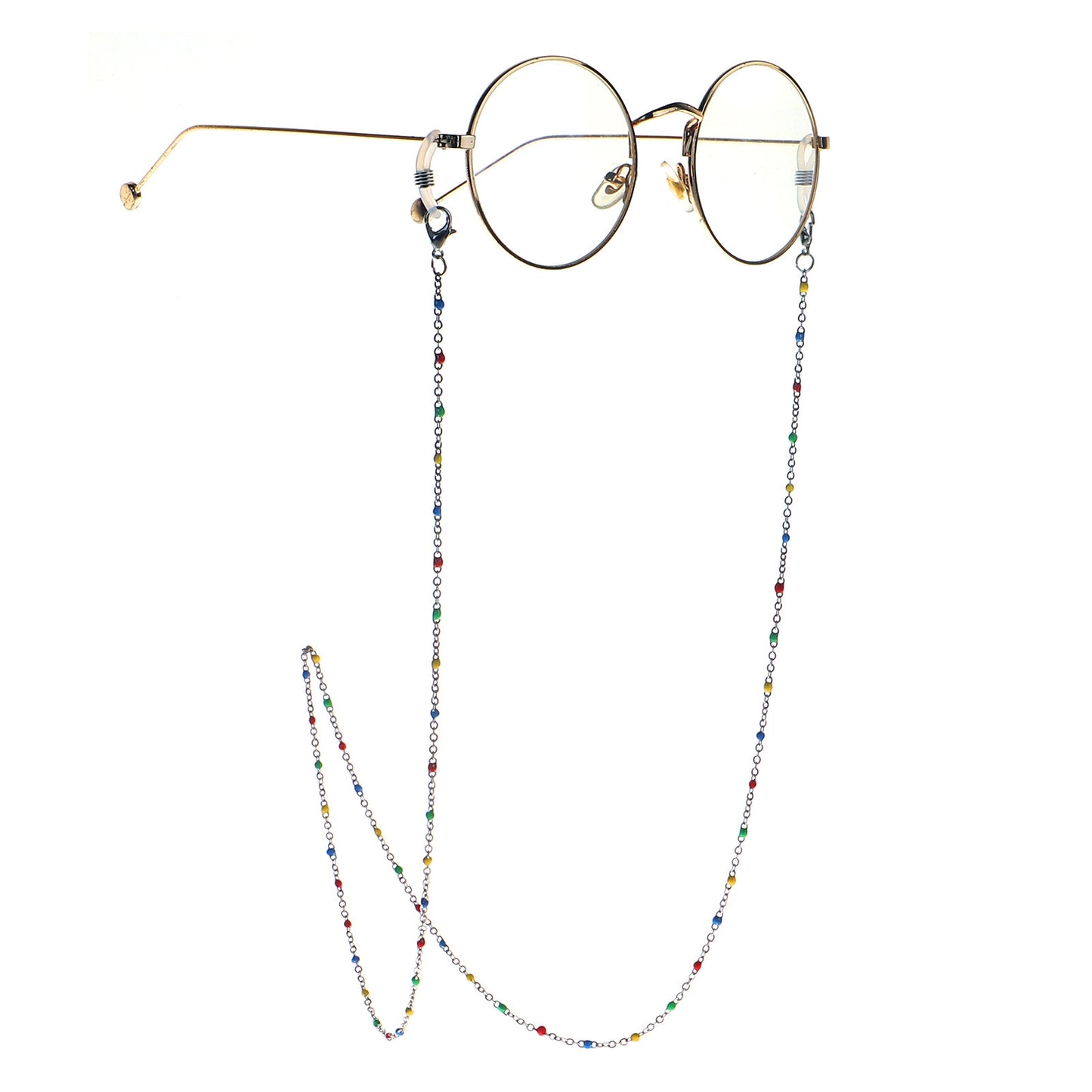 Steel Color Stainless Steel Non-Slip Glasses Chain with Color Retention