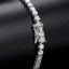 18K Gold Plated Sterling Silver Moissanite Tennis Bracelet