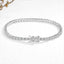 18K Gold Plated Sterling Silver Moissanite Tennis Bracelet