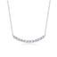 Sterling Silver Moissanite Pendant Necklace