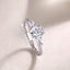 Sterling Silver Moissanite Inlay Ring