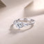 Sterling Silver Moissanite Heart Ring