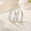 Sterling Silver Mobius Couple Rings Adjustable Set