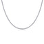 Sterling Silver Moissanite Geometric Necklace with GRA Certificate