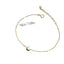 14k Gold Plated Sterling Silver Crescent Moon Bracelet - Versatile Thin Design for Girlfriend Gift