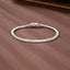 Sterling Silver Minimalist Moissanite Zircon Bracelet for Women