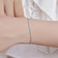 Sterling Silver Minimalist Moissanite Bracelet for Women Gift