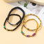 Geometric Soft Clay Laser Beads Fashion Bracelet