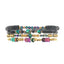 Geometric Soft Clay Laser Beads Fashion Bracelet