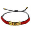 Streetwear Square Alloy Glass Adjustable Miyuki Beaded Bracelets for Women