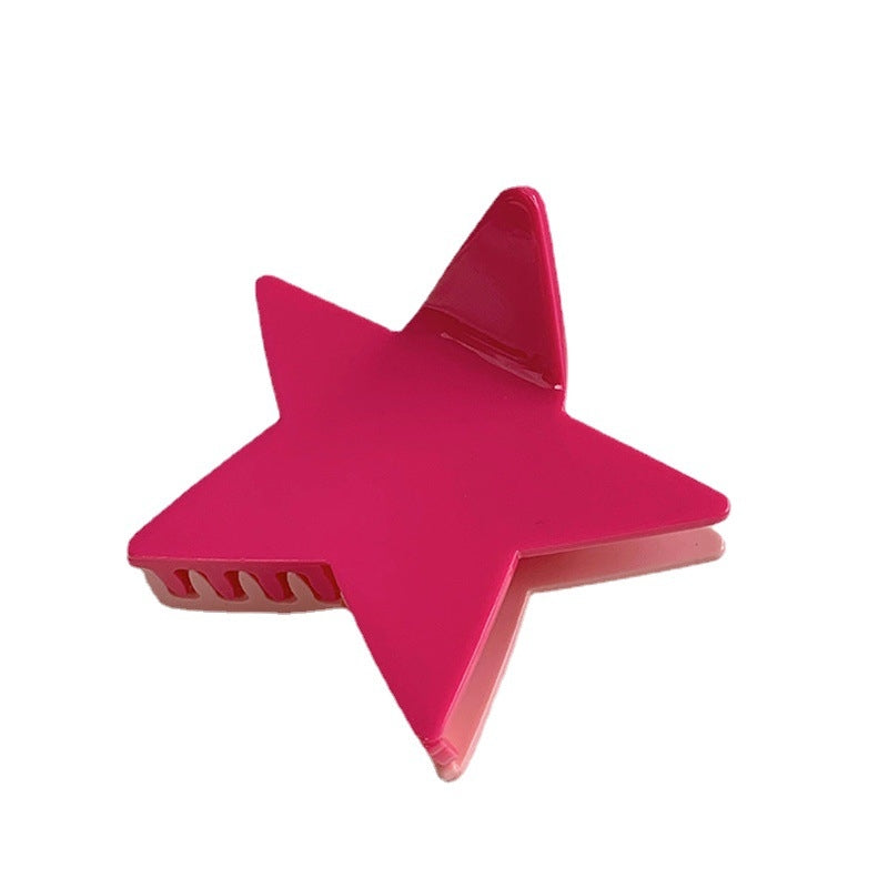 Streetwear Star Shark Hair Claw Clip - Niche Design Hair Accessory