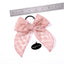 Sweet Floral Embroidered Bow Hair Tie for Kids