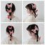 Sweet Butterfly Embroidered Pearl Hair Clip for Girls