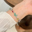 Colorful Butterfly Zircon Alloy Bracelet - Women's Light Luxury Fashion Trend