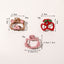 Sweet Cherry Bear Cat Metal Hair Claw - 2024 Korean Cute Kitten Shark Hair Clip Ornament