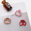 Sweet Cherry Bear Cat Metal Hair Claw - 2024 Korean Cute Kitten Shark Hair Clip Ornament