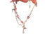 Sweet Pink Butterfly Zircon Color Block Alloy Bracelet - 2024 Light Luxury Women's Jewelry