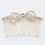 Sweet Crown Rhinestone Alloy Hair Comb with Sunflower Design