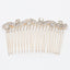 Sweet Crown Rhinestone Alloy Hair Comb with Sunflower Design