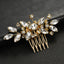 Sweet Flower Rhinestone Bridal Hair Comb Accessory