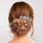 Sweet Flower Rhinestone Bridal Hair Comb Accessory