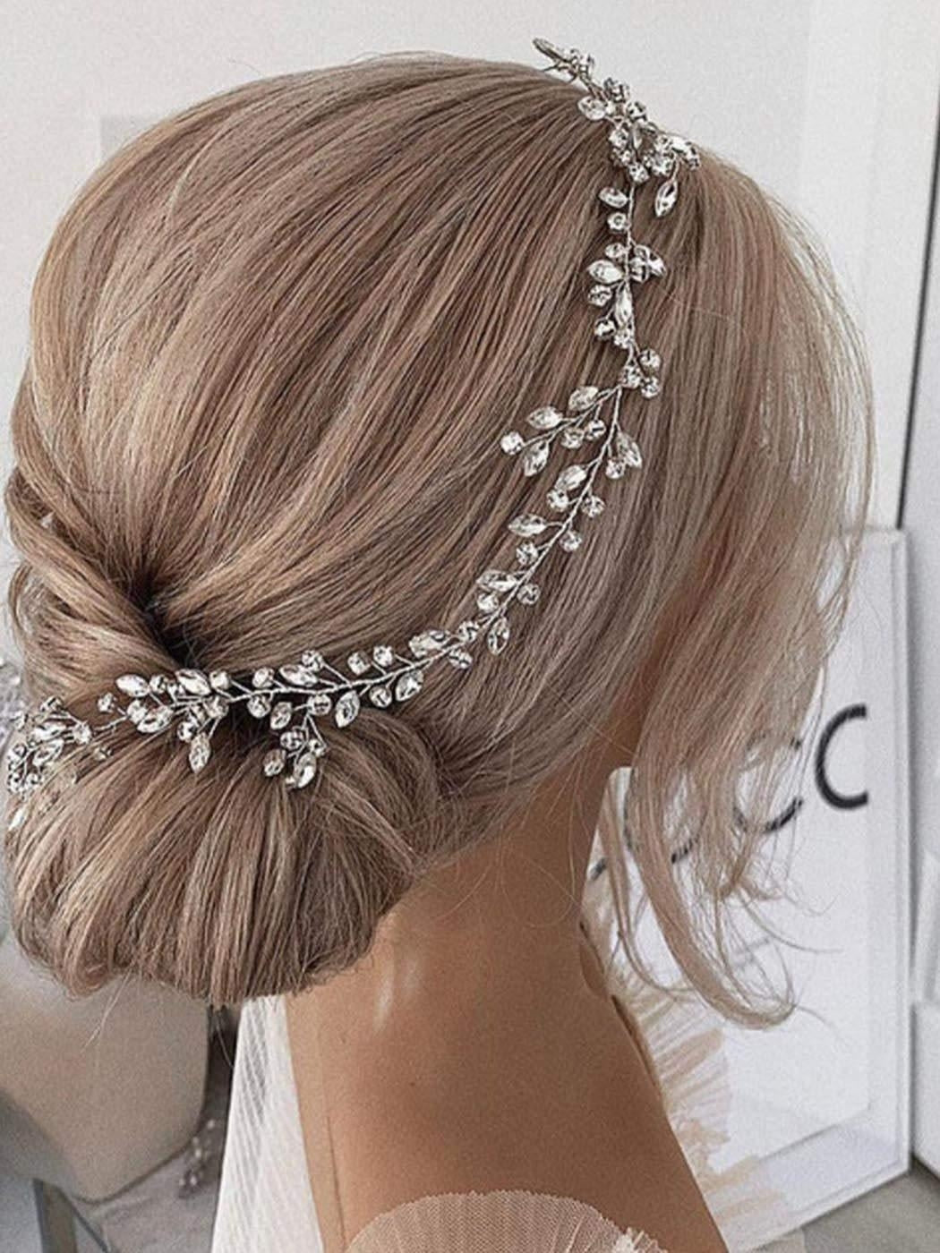 Sweet Flower Crystal Beaded Bridal Hairband