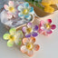 Sweet Floral Gradient Candy Color Hair Claw Clip