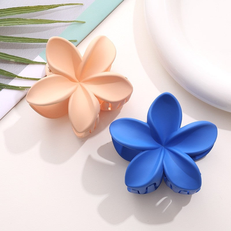 Sweet Frangipani Resin Hair Claw Clips - Colorful and Versatile Hair Accessories