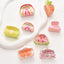 Sweet Fruit Rainbow Acrylic Hair Claw Clip